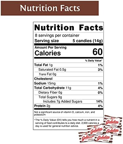 Sperlari Galatine Chocolate Milk Candy Bags, Individually Wrapped Italian Tablets, 115 gr / 4.05 Ounce Bag (1-Pack)
