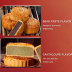 Phuumy 1.76lb Mooncake Delicious and Traditional Moon Cake Assortment,Mooncakes Filled with Rich and Flavorful Ingredients, Perfect for Celebrating Mid-Autumn Festival （8Pcs）