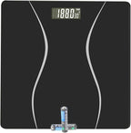 Scale for Body Weight, Digital Bathroom Scale, Weight Scales for People,Body Scale,Black,Max:400LB/180KG,2 Weighing Units: LB/KG