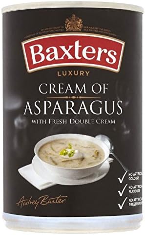 Baxters Luxury Cream of Asparagus Soup (400g) - Pack of 2