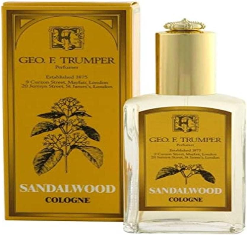Geo. F. Trumper Sandalwood Cologne in Glass Atomiser Bottle, 50ml