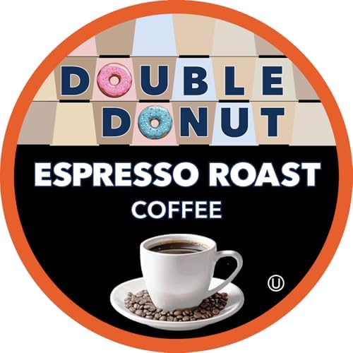 Espresso Coffee Pods (80 Pack) Dark Espresso Roast Coffee, Single-Serve Pods for Keurig K Cup Brewer Machines