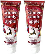 Bath & Body Works Ultimate Hydration Body Cream (Winter Candy Apple), 8.00 Ounce (Pack of 2)