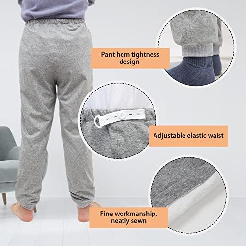TPU Incontinence Care Trousers for Elderly/Teen/Adult, Urine Incontinence Pants, Reusable Adaptive Apparel for Bedridden,W24