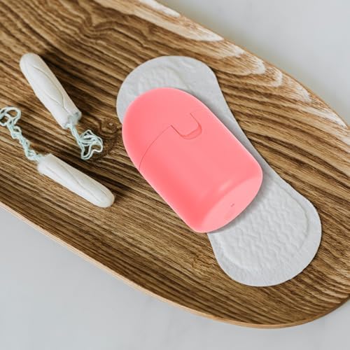 2pcs Compact Storage Organizer for Period Cups Plastic Case Lightweight Design for Safe and Convenient Carrying Versatile Storage Box for Menstrual Products Pink