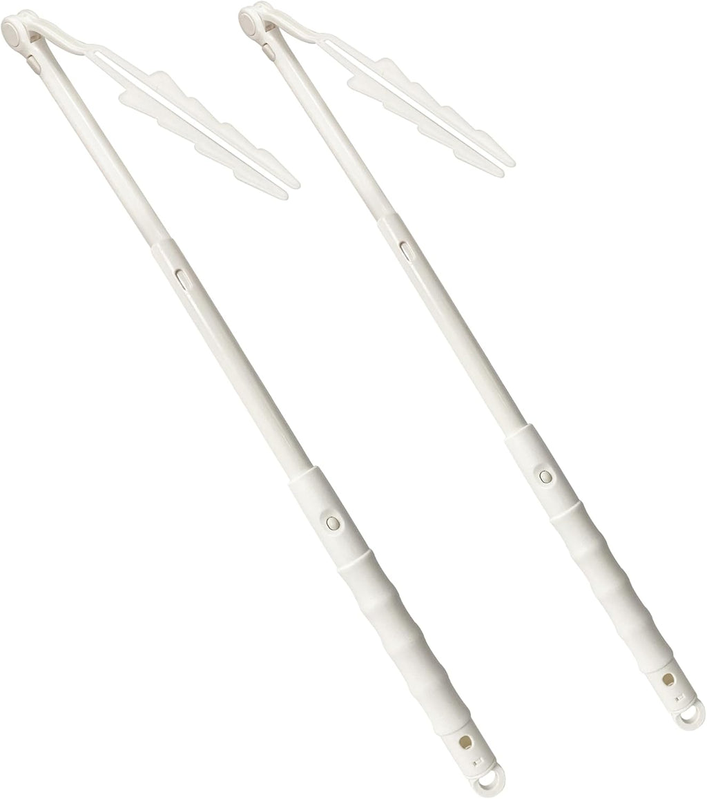KEUYE Replacement Handles Compatible with Swiffer Duster Refill, Extended Handle, Adjustable Length Handles only (2pcs)