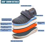 youyun Women's Diabetic Shoes Width Wide Shoe for Elderly Women Adjustable Closure Breathable Lightweight Non Slip for Swollen Feet Edema Widening Walking Shoes