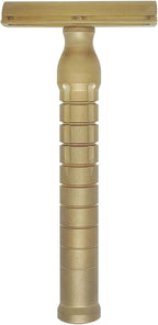 The Goodfellas’ Smile Bayonetta CNC‑Machined 100 % Brass Double‑Edge Safety Razor – Precision Comfort Shave Design, Sand‑Blasted Satin Finish, Crafted in Italy