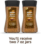 NESCAFÉ Taster's Choice Instant Coffee, Dark Roast Coffee, French Roast, 2 Jars (7 Oz Each)