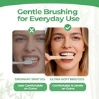 GENKENT Ultra Soft Bamboo Toothbrush, 12 Pack, 0.15mm Bristles