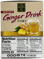Ranong Tea Instant Ginger Drink 100% Ginger, 3 Boxes of 10 sachets