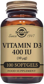 Solgar, Vitamin D3 (Cholecalciferol) 400 Iu, 100 Count