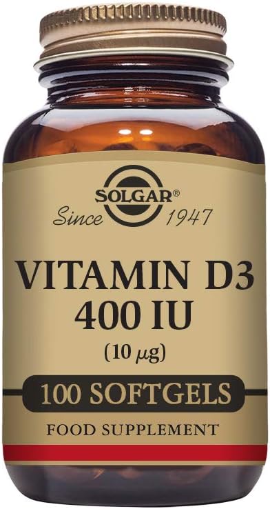 Solgar, Vitamin D3 (Cholecalciferol) 400 Iu, 100 Count