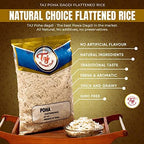 TAJ Poha Flattened Rice, Poha Thin Cut, Powa, 2-Pounds