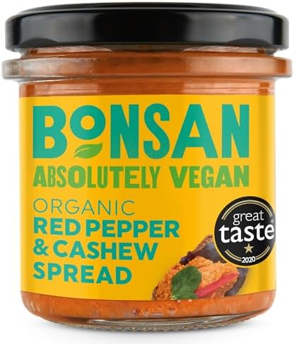 BONSAN Organic Cashew Bell Pepper Pate, 130 GR
