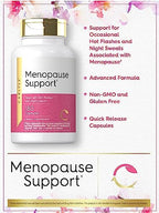 Carlyle Menopause Supplement for Women | 180 Capsules | Helps with Hot Flashes and Night Sweats | Non-GMO, Gluten Free Menopause Support