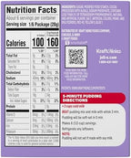 Jell-O Chocolate Instant Pudding & Pie Filling Mix, 5.9 oz Box, As Seen on TikTok (Pack of 3)
