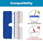 Mop Heads Replacements for O-Cedar Hardwood Floor 'N More 3-Action Mop, Mop Replace Head for O Cedar Hardwood Floor 'N More Microfiber Flip Mop, 2-Pack Dust Mop Heads Replacements for Ocedar