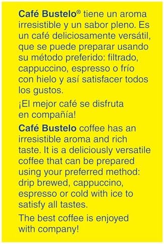 Café Bustelo Espresso Ground Coffee, Dark Roast, 10-Ounce Brick, (Pack of 12)