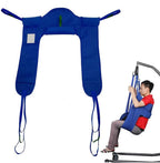 Hoist for Lifting Elderly, Sling for Hoist, Patient Lift Toileting Sling, Patient Aid Full Body Universal Sling, Divided Leg Sling Full Body Patient Lift Sling for Bariatric, Disabled Large