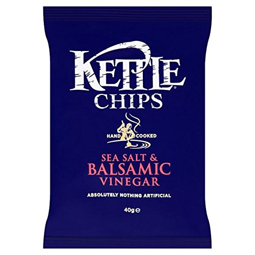 Kettle Chips Sea Salt & Balsamic Vinegar 40g - Case of 18
