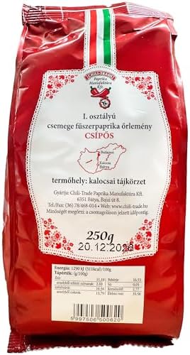 Hungarian Hot Paprika (8.8oz/250g) Imported from Kalocsa, Hungary