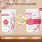 KOTAMU Wax Beads for Hair Removal - Professional Waxing for Sensitive Skin, Targets Thin Fine Hair, 1lb Pink Beads Ideal for Home Waxing Face, Eyebrows, Chin, Body, Legs, Arms, Underarm, Bikini