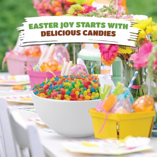 Jelly Beans - 5 Pound Bulk Pack - Easter Candy - Assorted Fruit Flavors - Easter Egg Fillers Candy - Classic Fruity Treats for Buffets, Cake Decorating, and Gift Baskets