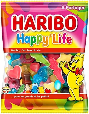 Haribo Happy Life Assorted Haribo Candies from FRANCE