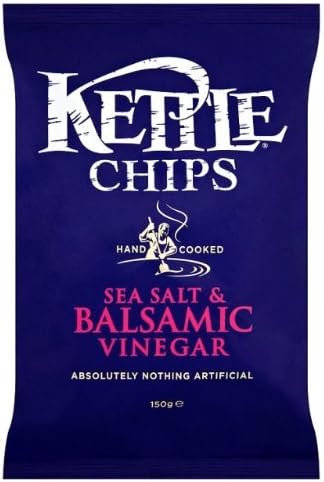 Crisps Kettle Chips Balsamic Vinegar & Sea Salt 6X150G