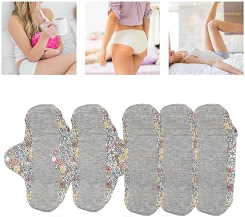Reusable Menstrual Pads, Pure Cotton, Exceptional Absorption, Breathable Design, Allergy , Enhance Comfort and Health (MSH0013)