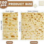 100 Pcs Happy Passover Napkins Jewish Festival Napkins 3 Ply Disposable Paper Napkins Guest Hand Towels Decorative Napkins for Home Dinner Kitchen Passover Party Supplies