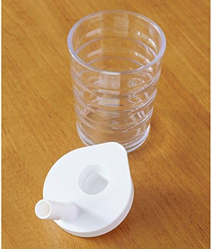 NRS Healthcare Clear Easy Grip Beaker Cup and Lid, 200 ml