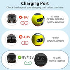 15V Charger Cord Compatible with Philips Norelco HQ8505 3000 5000 6000 7000 9000 Series (Older Model) Multigroom MG5750 MG7750 MG7770 MG7790 Electric Shaver Razor Trimmer Adapter Charging Cord
