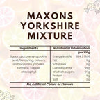 Maxons Yorkshire Mixture 250g (8.8 Oz) Bag - Authentic Mixture of Fruit and Mint Flavored Boiled Sweets, British Hard Candy Assortment, English Candy Mix, Imported Gifts & Treats from England, UK
