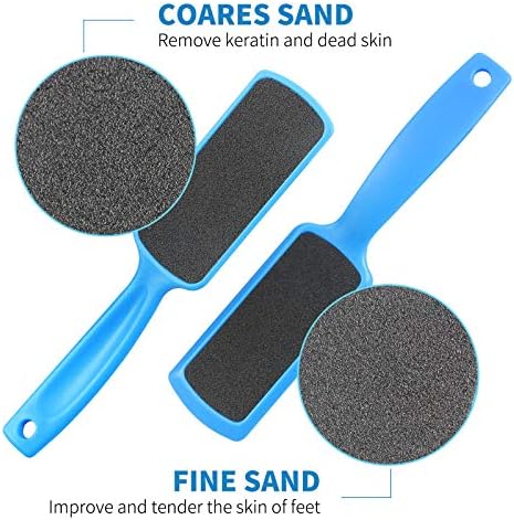 Fu Store Pedicure Foot Files Callus Remover with Double Sided Feet Rasp for Dead Skin Professional Scrubber for Feet (3 Pack)