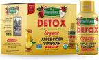 White House Detox Apple Cider Vinegar Shots, Raw Unfiltered, On the Go (Detox, Pack of 24)