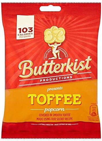 Butterkist Popcorn - Toffee (100g) - Pack of 6
