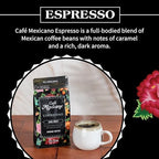 Café Mexicano - Espresso Ground Coffee - Specialty Arabica Coffee Sourced from Mexico - 12 oz. Bag
