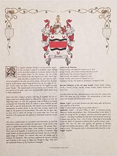 Mr Sweets Fitzpatrick Coat of Arms, Crest & History 8.5x11 Print - Name Meaning, Genealogy, Family Tree Aid, Ancestry, Ancestors, Namesakes - Surname Origin: Irish Ireland