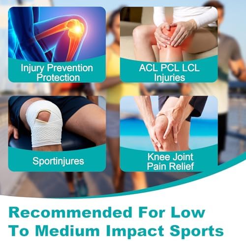 OA Unloader Knee Brace with Double Upright ACL PCL Support - Adjustable Osteoarthritis & Bone-on-Bone Pain Relief, Post Op Knee Immobilizer for Meniscus Tear, Arthritis, Sports Injuries for Men & Women (Right, X-Large)