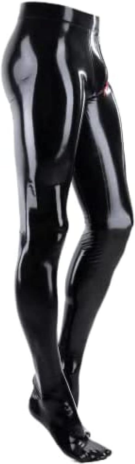 Sexy Latex Trouser Men 3D Crotch and Zip Skinny Latex Leggings,Customize,X-Large