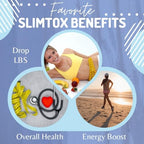 BioImmune Slimtox™ Organic 15 Day Colon Cleanse & Detox for Flat Stomach Less Bloat & LBS w/Probiotics - Constipation Relief - Flushes Toxins, Boosts Energy