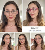 Eyekepper 5 Pack Reading Glasses for Women Reading - Stylish Pattern Design Ladies Readers +1.50