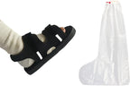 IPENNY Cast Shoes Open Toe Post Op Shoes with Waterproof Leg Cover, Fracture Foot Surgical Support Medical Walking Boot Surgery Recovery Plaster Shoes with Adjustable Straps, Fit for Kids Women Men