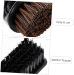 Beavorty Beard Brush Set for Men 3-Piece Barber Knuckle Brush and Scalp Scratcher Nylon Bristle for Facial Hair Grooming Professional Hair Tools for Barbers and Home Use
