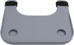 Wheelchair Tray Table with Cup Holder, Removable Wheelchair Lap Tray, Lightweight Portable Wheelchair Dinner Table Accessories for Eating, Reading, Resting, Fits Wheelchair Arms (Grey)