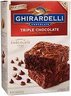 Ghirardelli Triple Chocolate Brownie Mix- 7.5 lb box