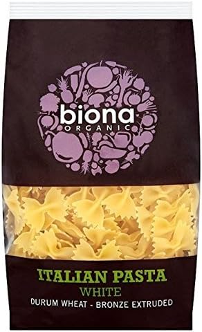 Biona Organic Italian White Pasta 500g - Pack of 2