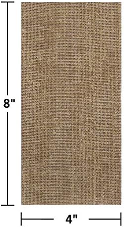 Hoffmaster FP1107 FashnPoint Natural Burlap Print Dinner Napkin; 15.5-Inch X 15.5-Inch, 800 per Case